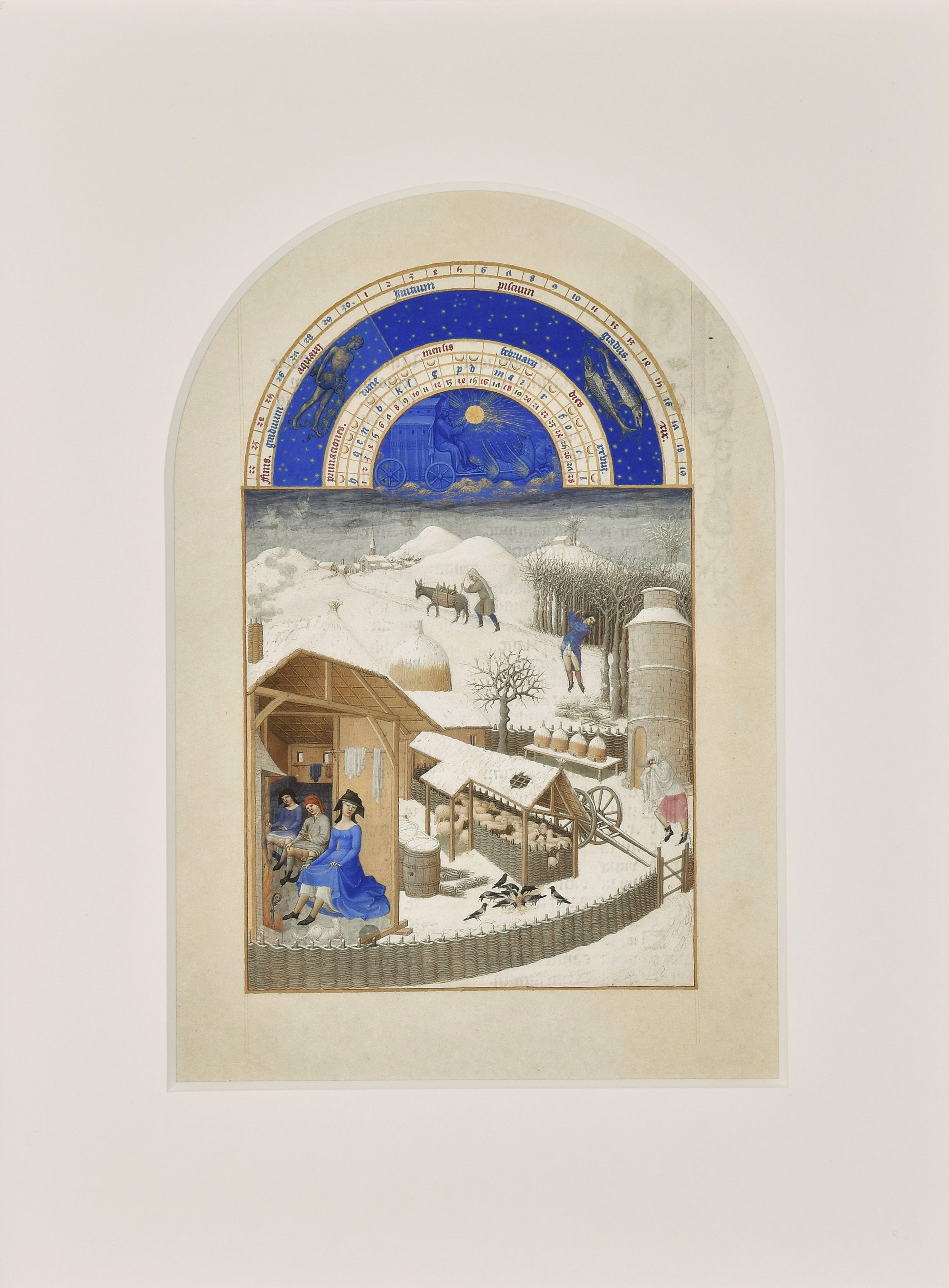 Fac-similé du mois de février