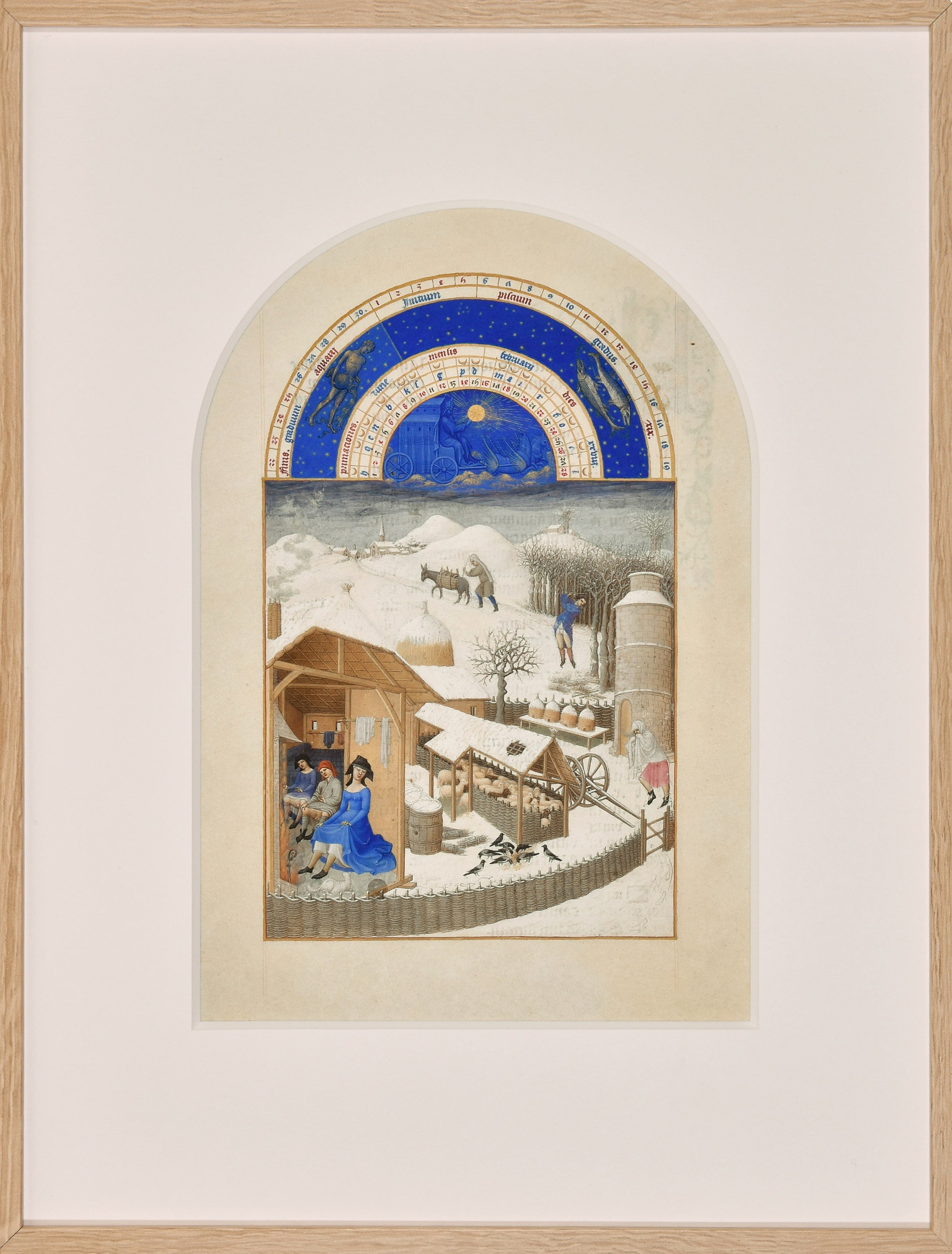 Fac-similé du mois de février