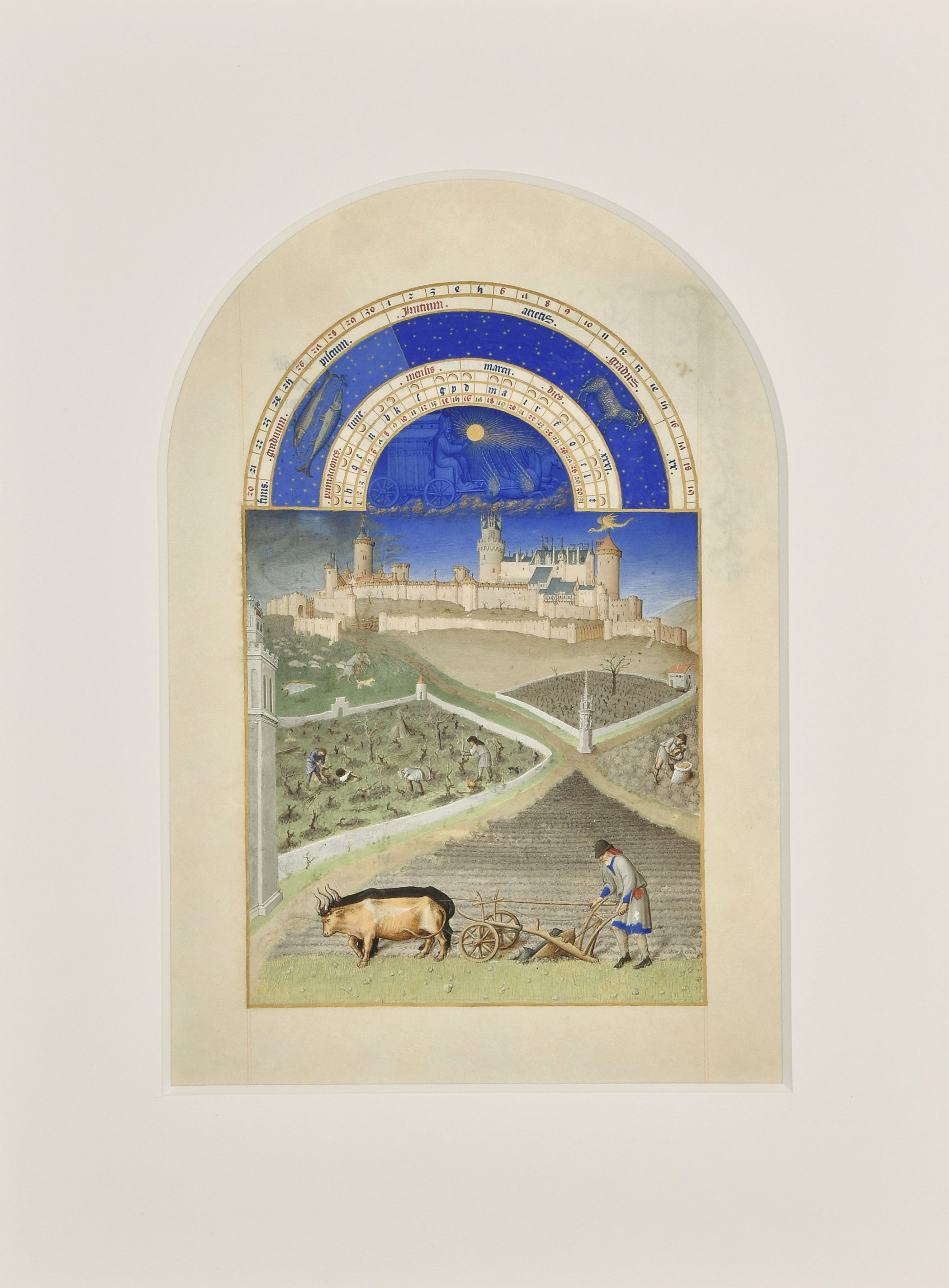 Fac-similé du mois de mars