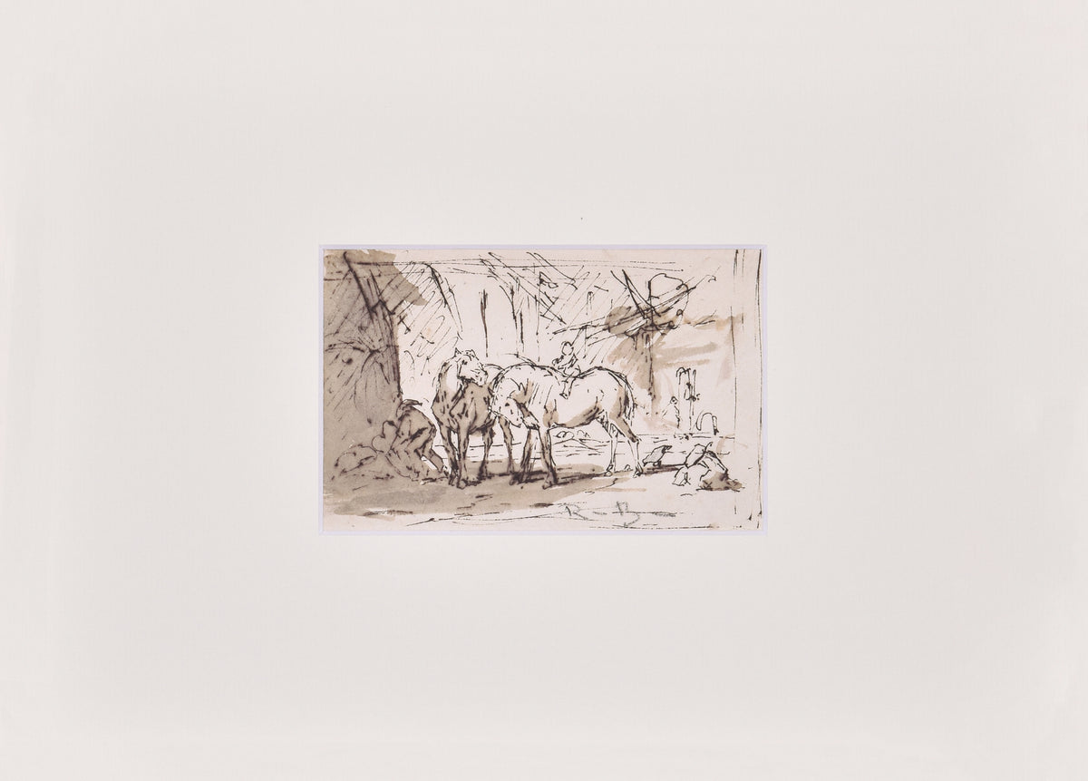 Fac-similé Croquis de jeunesse, retrouvé dans un journal d’Anna Klumpke